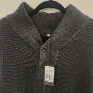 G-star Shawl Knit Men's XL Grey Cardigan - BRAND NEW w/ TAGS